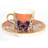 Davenport trembleuse cup and saucer decorated with a japan pattern (saucer a/f)