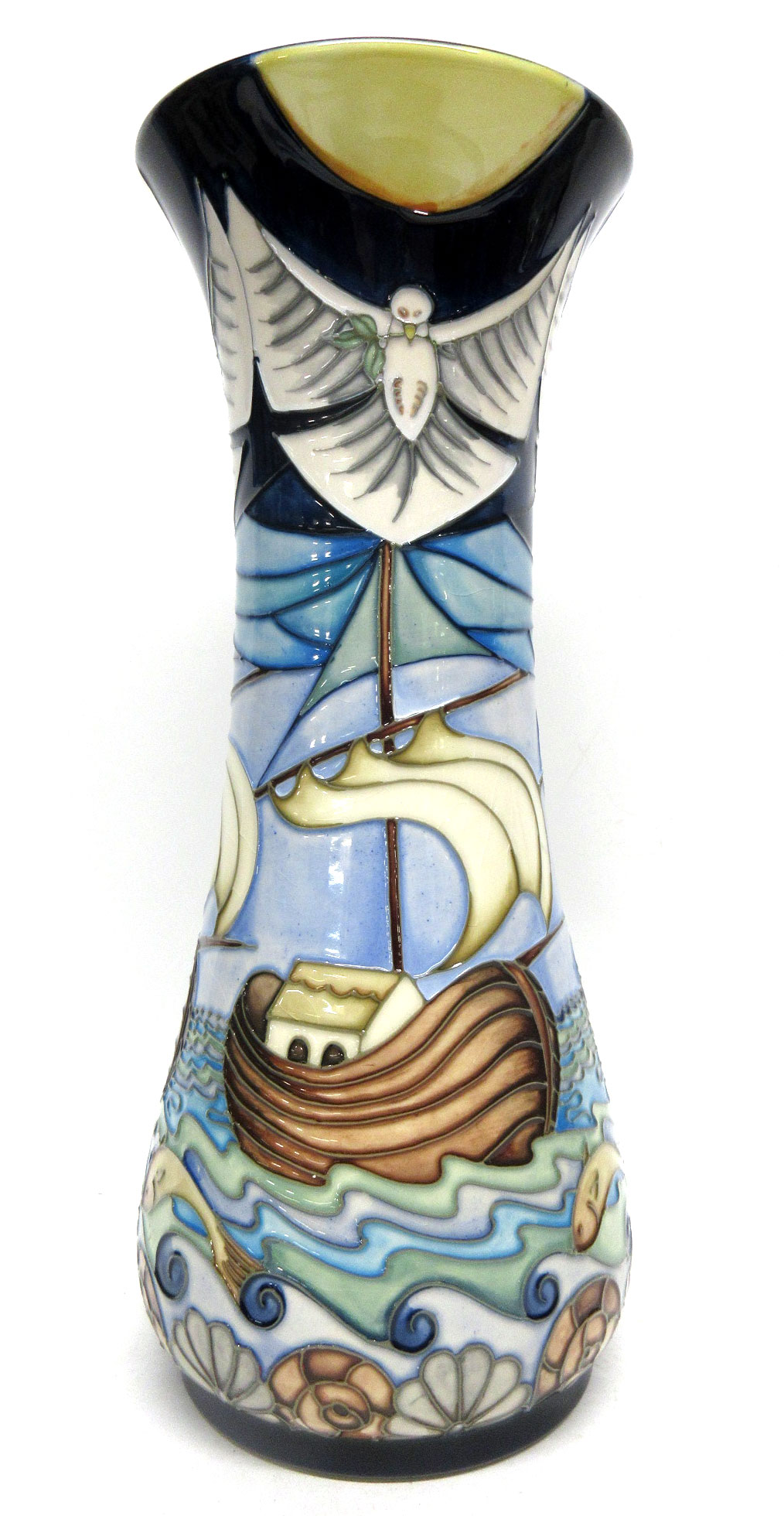 Modern Moorcroft Winds of Change vase designed by Rachel Bishop