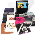 Box of LP Vinyl to include Eric Clapton, The Moody Blues etc.