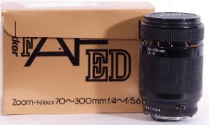 Nikon AF Nikkor 70-210mm lens.