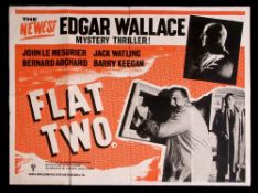 Flat Two by Edgar Wallace original UK film poster 1962.