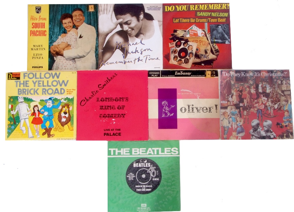 Collection of 7" singles to include The Beatles 'Back in the U.S.S.R' and 'Do They Know It's