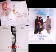 The Preachers Wife with Whitney Houston - four UK cinema film posters.