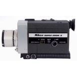 Nikon Super Zoom 8mm camera in hard case.