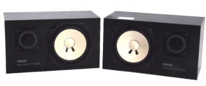 Yamaha NS-10M matching pair of studio speakers.