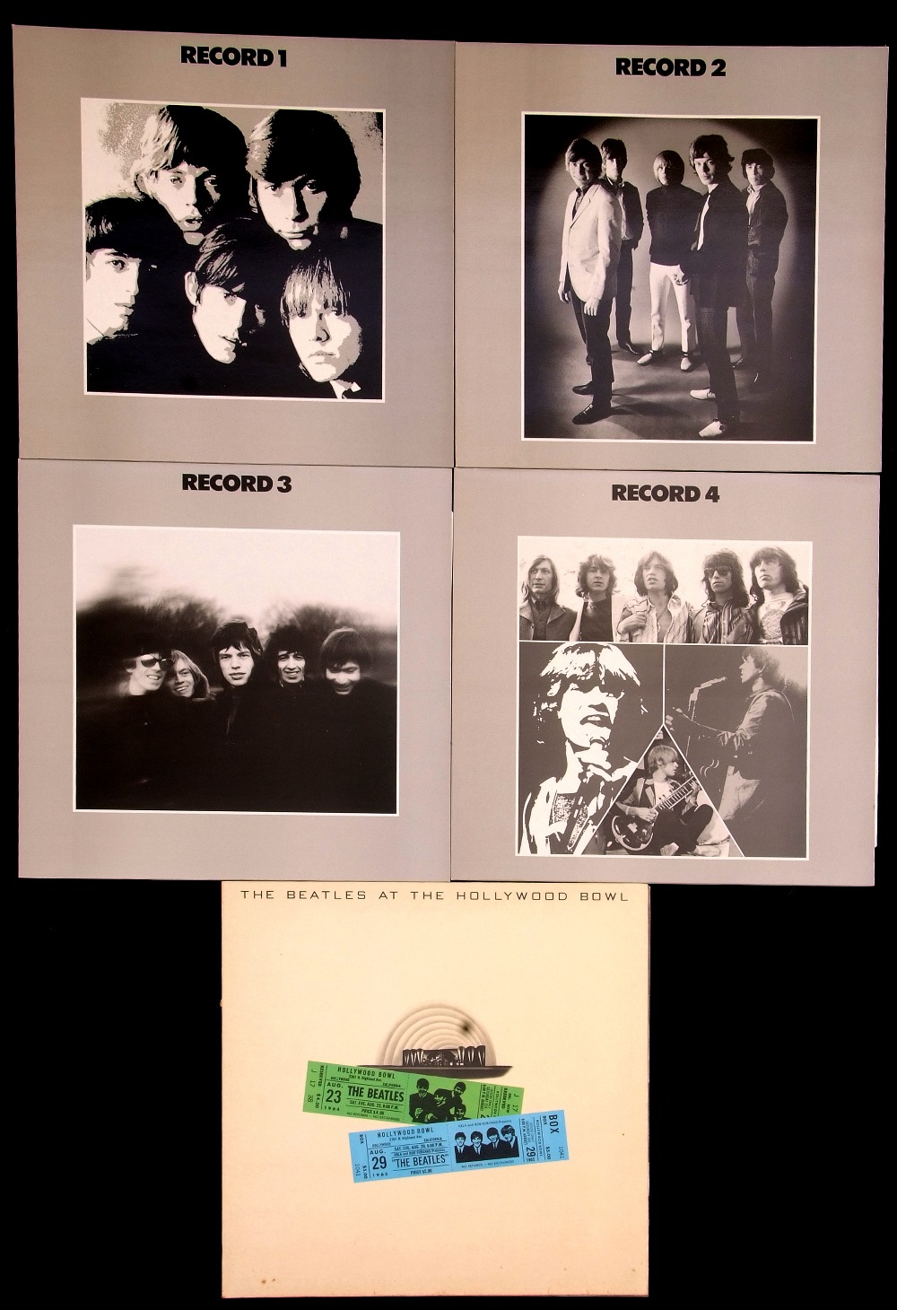 The Rolling Stones 'The Great Years' vinyl box set and 'The Beatles at the Hollywood Bowl'. - Image 2 of 2