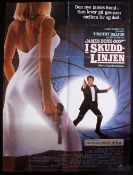 James Bond Swedish cinema poster for 'The Living Daylights'.