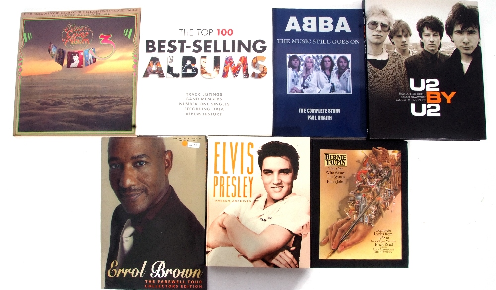 Collection of 7 books to include Elvis Presley: Unseen Archives, Errol Brown: The Farewell Tour,