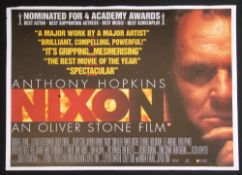 Collection of UK cinema film posters to include Nixon, Ninja Kids, Fly Away Home.