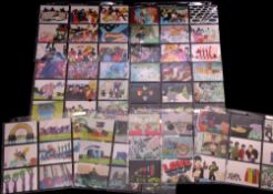 Collection of The Beatles Yellow Submarine Collector Cards.
