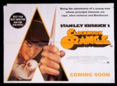 A Clockwork Orange UK cinema film poster.