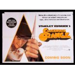 A Clockwork Orange UK cinema film poster.