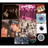 Small collection of Rolling Stones items including 'Exile on Main Street' and limited editions CDs.