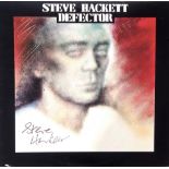 Defector' LP Vinyl signed by Steve Hackett.