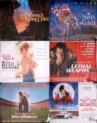 Large quantity of UK cinema film posters to include The Talented Mr. Ripley, Cider House Rules etc.