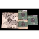 Selection of three first pressing Beatles 7" singles and Revolver LP, including 'I Want to Hold Your