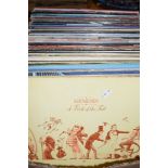 BOX OF LP'S MAINLY POP STATUS QUO, DIA STRAITS ETC