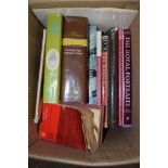 BOX OF BOOKS, ART INTEREST ETC