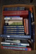 BOX OF MIXED BOOKS, COOKERY AND SPORT INTEREST