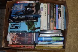 BOXED BOOKS, MILITARY TO INCLUDE THE WAR IN THE AIR ETC