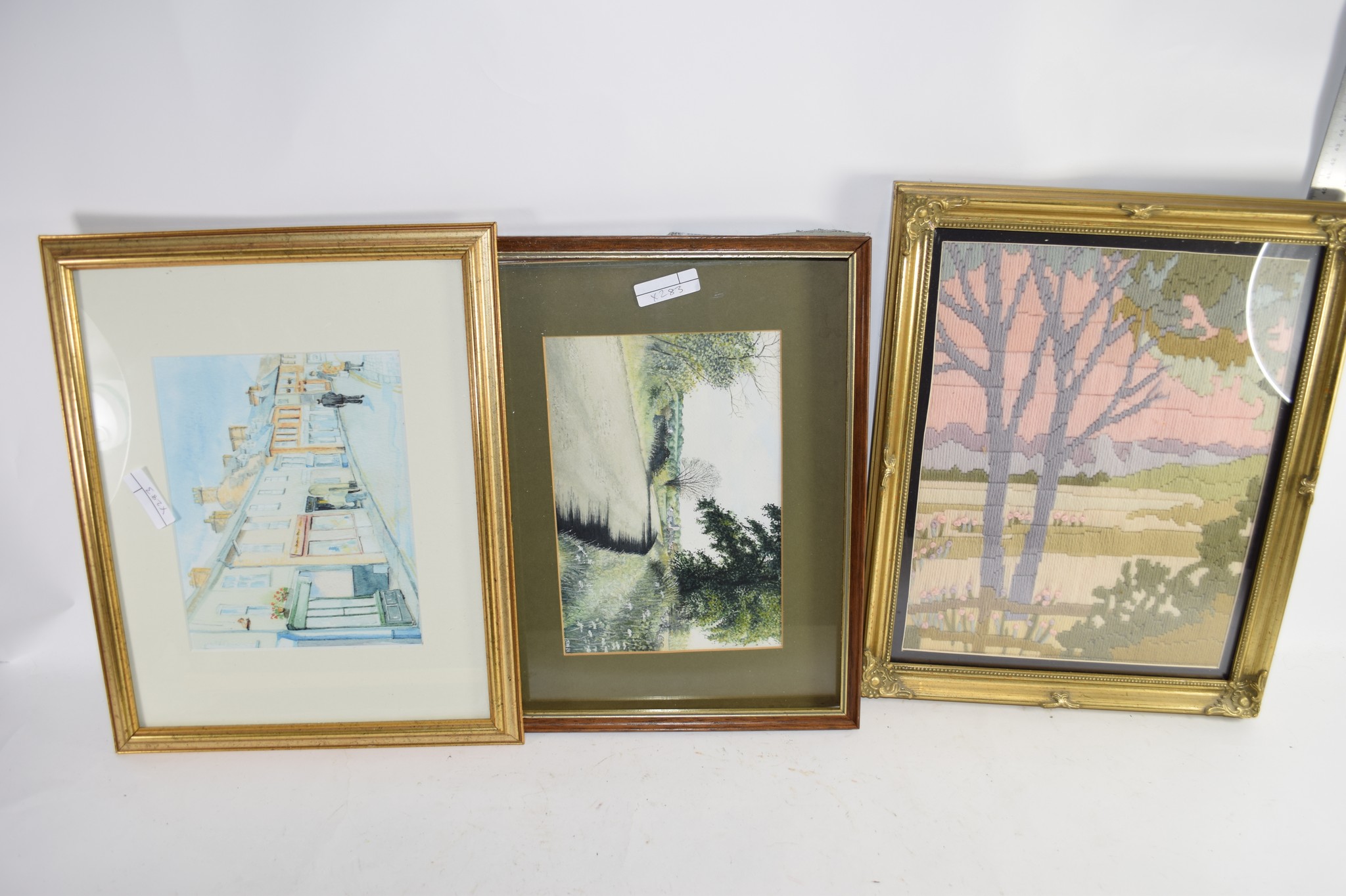 QTY OF VARIOUS PICTURES IN GILT FRAMES