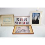 QTY OF FRAMED PICTURES MAINLY PRINTS AND PHOTOGRAPHS