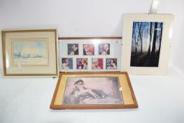 QTY OF FRAMED PICTURES MAINLY PRINTS AND PHOTOGRAPHS