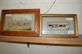 GROUP OF OLD WORLD PHOTOGRAPHS IN WOODEN FRAMES INCLUDING OF SAXMUNDHAM