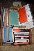 QTY OF BOXED BOOKS NOVELS, GUNPOWDER PLOT, ESSENTIAL QUIZ COLLECTION ETC