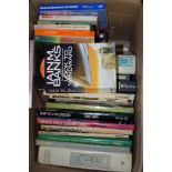 BOX OF MIXED BOOKS, COOKERY AND SPORT INTEREST