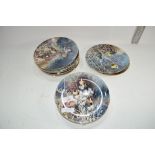 GROUP OF COALPORT COLLECTABLE LIMITED EDITION PLATES MAINLY WITH BIRDS