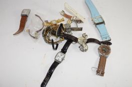 PLASTIC BAG MAINLY WRIST WATCHES