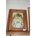 FRAMED WOODEN WALL CLOCK