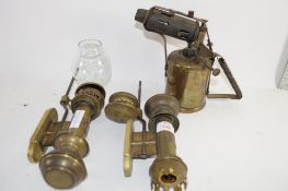 VINTAGE BLOW LAMP AND OTHER ITEMS