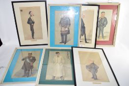 GROUP OF PRINTS FROM VANITY FAIR INCLUDING SOME PRINTS BY SPY