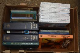 BOX OF MIXED BOOKS INCLUDING THE DAY OF THE STORM, WORLDS MYTHOLOGY ETC