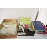 BOX OF ACCOUNTS BOOKS ETC