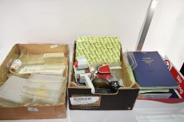 BOX OF ACCOUNTS BOOKS ETC