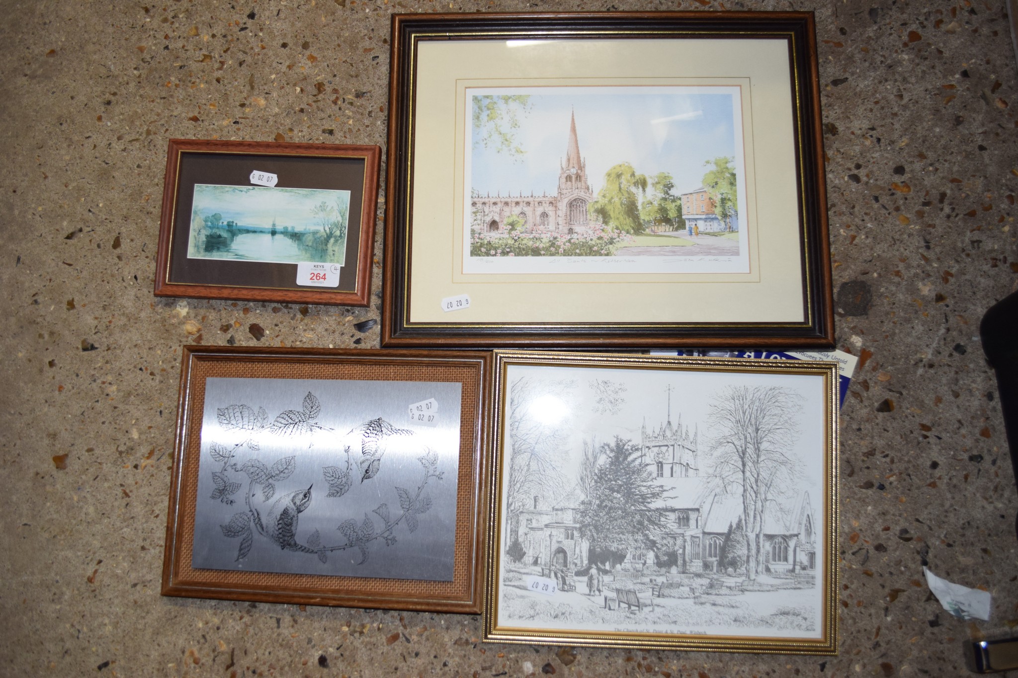 GROUP OF VARIOUS PRINTS IN WOODEN FRAMES