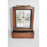 MANTEL CLOCK IN WOODEN FRAME THE DIAL MARK MARC PARIS