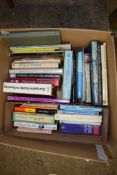BOX MIXED BOOKS, VARIOUS TITLES, DICTIONARY, GUIDE TO SELLING ETC