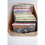 BOX QTY OF RECORDS MAINLY 45'S