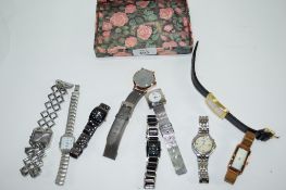 BOX QTY OF VARIOUS WRIST WATCHES