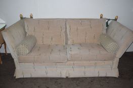 LARGE KNOWLE END SOFA LENGTH APPROX 220CM
