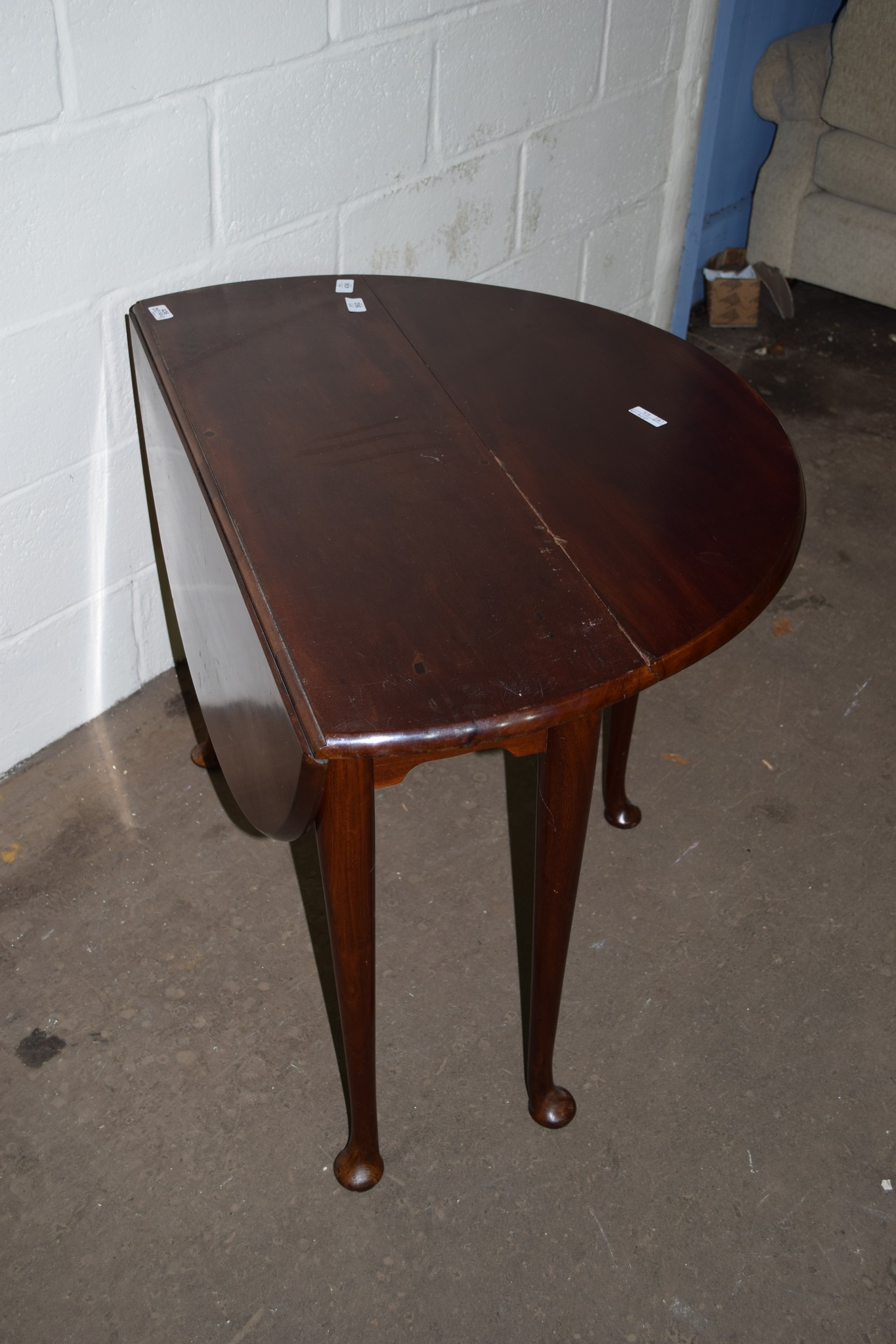 REPRODUCTION DROP LEAF TABLE APPROX WIDTH 91CM - Image 3 of 3