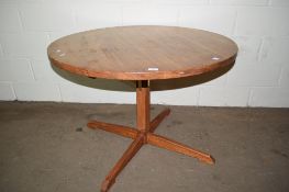 CIRCULAR DINING TABLE APPROX DIAMETER 107CM