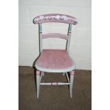 PAINTED BEDROOM CHAIR