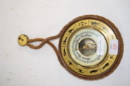 BAROMETER IN WOODEN FRAME