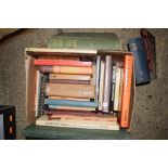 BOX OF BOOKS, MAINLY ART AND ORNITHOLOGICAL INTEREST INCLUDING BIRDS OF OUR COUNTRY, EGGS NEST