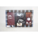 WILKINSON ANDREWS GOLF SCORE CARD HOLDER AND GOLF BALL ETC IN PRESENTATION SET